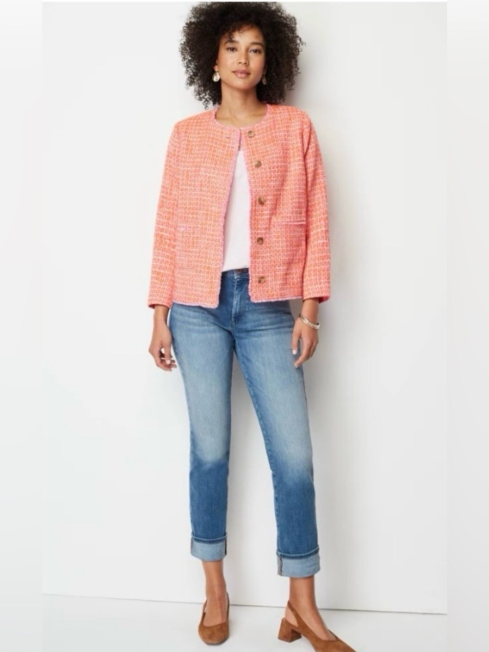 Women’s J. Jill Dahlia Tweed Jacket Blazer
Size 3X - Picture 10 of 10